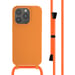 imoshion Coque en silicone avec cordon pour Apple iPhone 14 Pro - Orange