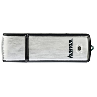 Hama FlashPen ''Fancy'' USB 2.0 16GB 40X lecteur USB flash 16 Go USB Type-A Noir, Argent