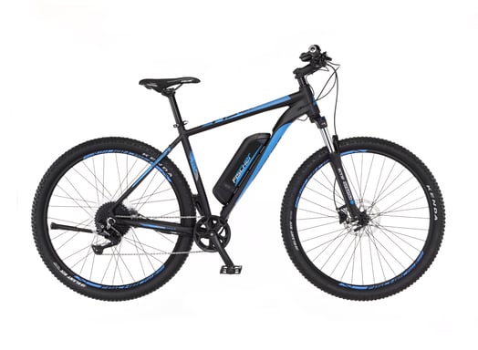 Fischer-Fahrrad Montis EM 1724 Negro, Azul Aluminio 73,7 cm (29'') 26 kg