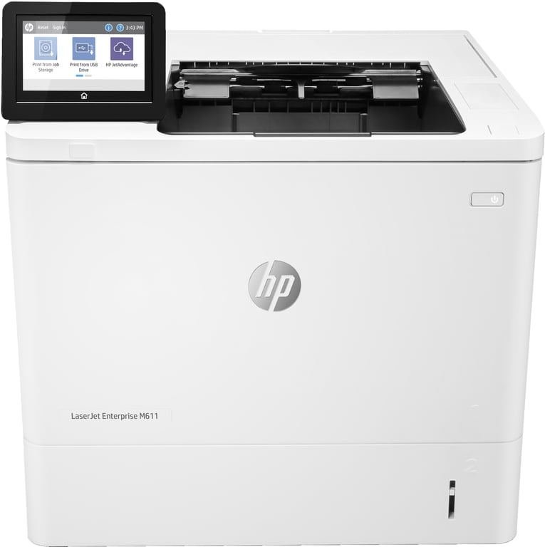 HP LaserJet Enterprise M611dn 7PS84A Imprimante monochrome A4 recto verso jusqu'à 61 ppm USB 2.0 Gigabit Ethernet - vue 4