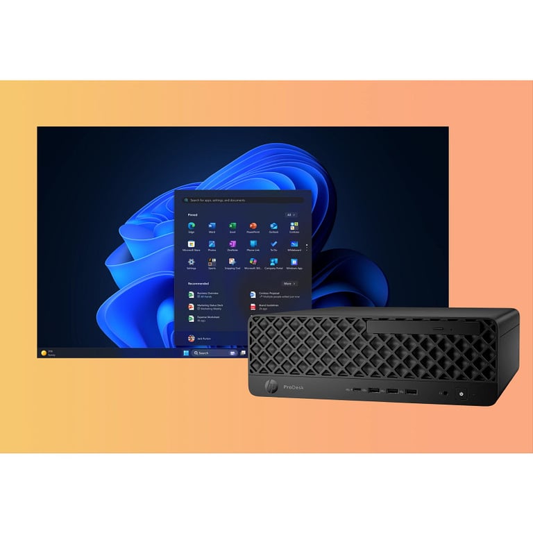 HP ProDesk 4 SFF G1i Desktop AI PC SSD Windows 11 Pro Neuf - vue 7