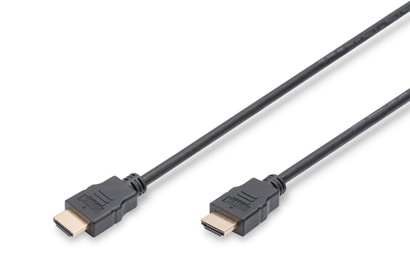 Digitus HDMI à haut débit avec câble de raccordement Ethernet - Neuf