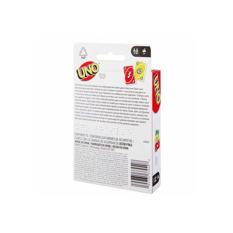 Games Mattel Uno Braille - vue 10
