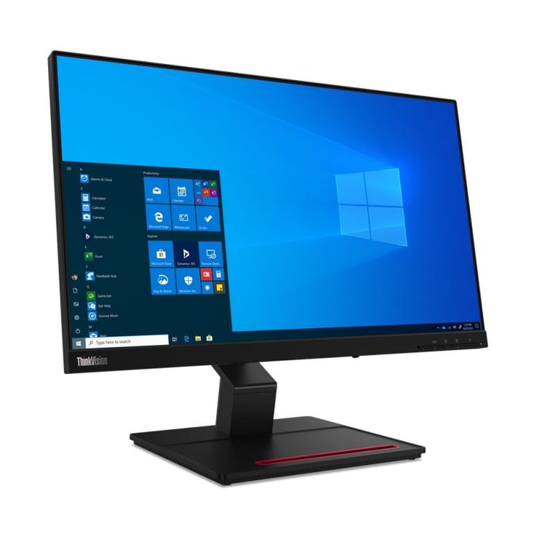 Lenovo ThinkVision T24t-20 LED display 60,5 cm (23.8 ) 1920 x 1080 pixels Full HD Écran tactile Capacité Noir - Neuf