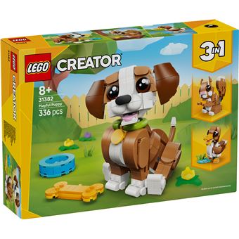 LEGO Creator 3-en-1 31382 Les adorables animaux : le chiot joueur - Neuf