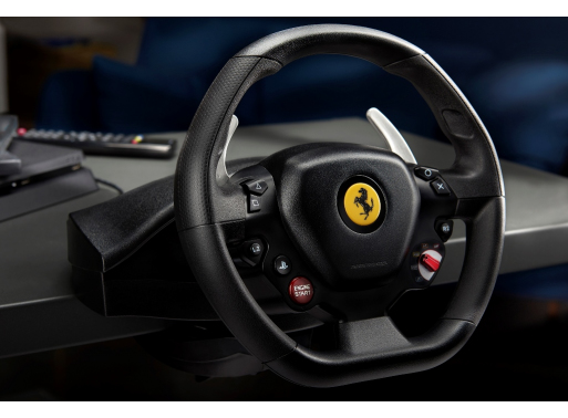 Thrustmaster T80 Ferrari 488 GTB Edition Negro Volante + Pedales Digital PC, PlayStation 4, PlayStation 5