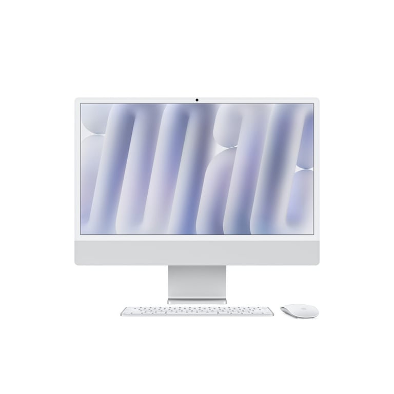 iMac Apple 24 512 Go SSD 16 Go RAM Puce M4 CPU 8 cours GPU 8 cours Argent - Neuf