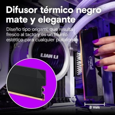 Modulo di memoria Crucial CP2K16G60C36U5B 16 GB 2 x 8 GB DDR5 6000 MHz ECC