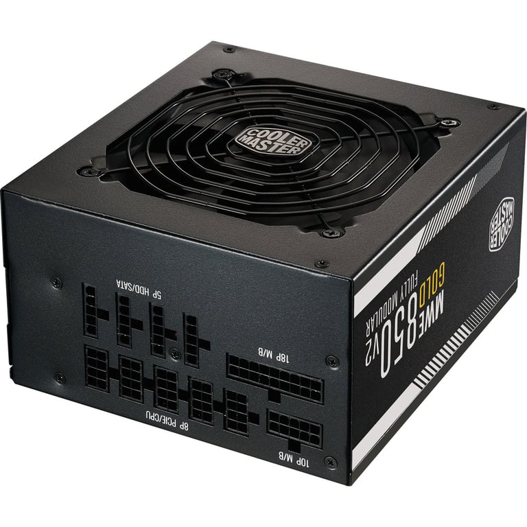 COOLER MASTER MWE Gold FM V2 Alimentation 100% modulaire Certifiée 80 Plus GOLD Garantie Câbles plats