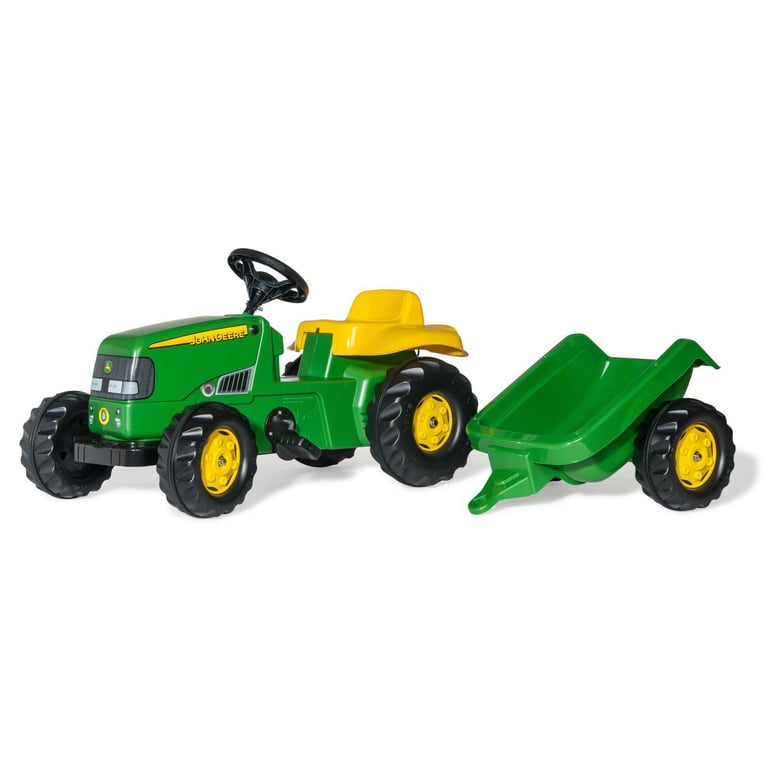Tracteur à Pédales Rolly Toys rollyKid John Deere pour Enfants de 2 à Neuf