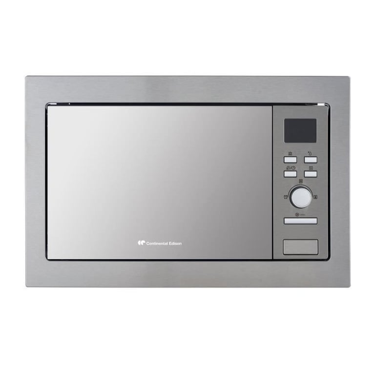 Continental Edison CEMO25GE2 Four micro ondes grill encastrable 25 litres 900 Watt acier inoxydable - vue 9