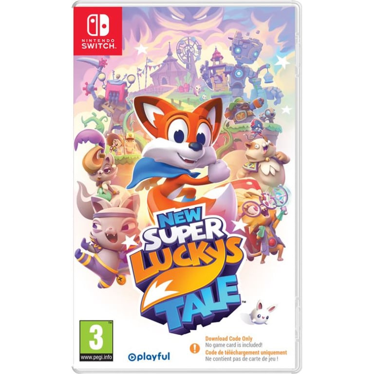 New Super Lucky' Tale SWITCH Code de téléchargement Neuf