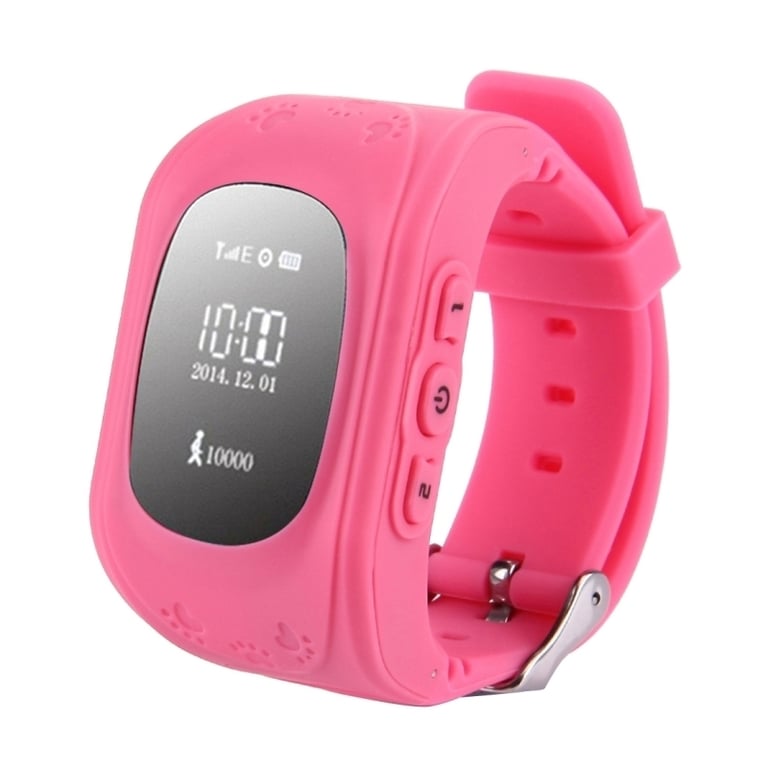 Montre Connectée Traceur GPS iPhone Android Enfant Balise Alarme SOS Rose  YONIS - Yonis