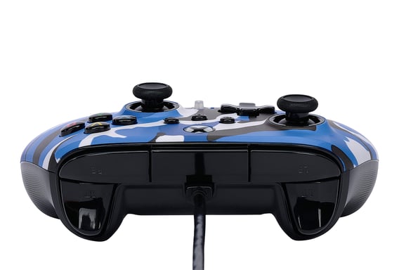 PowerA 1525941-01 mando y volante Azul, Camuflaje USB Gamepad Analógico/Digital Xbox One, Xbox Series S, Xbox Series X