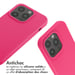 imoshion Coque en silicone avec cordon pour Apple iPhone 14 Pro - Fluor Roze