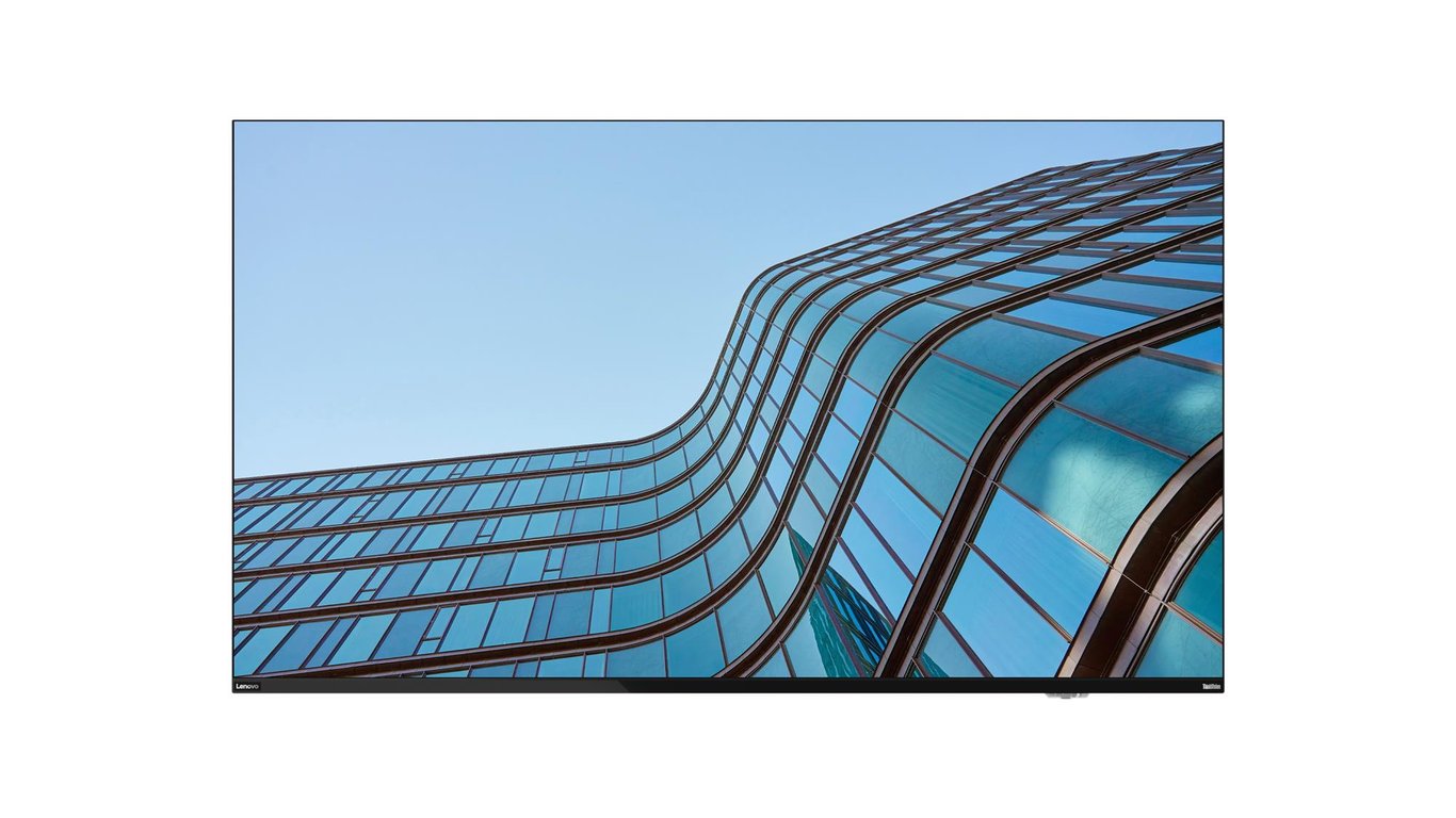 Lenovo ThinkVision E55 LFD 55 écran LCD rétro éclairé par LED interactive 4K UHD 3840 x 2160 HDR Direct LED - vue 3