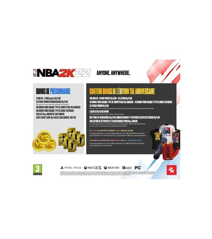 NBA 2K22 PS4 Juego