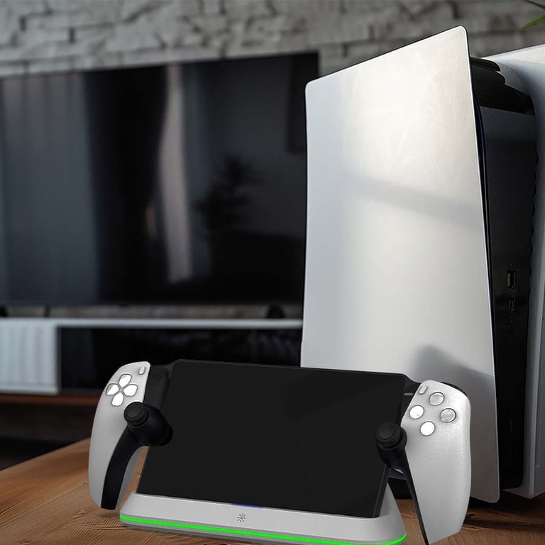 Chargeur PS Portal Subsonic Station de Recharge LED RGB USB Type C Compacte - vue 5