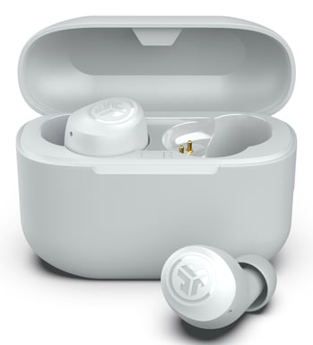 JLab Go Pop+ Casque True Wireless Stereo (TWS) Ecouteurs Appels/Musique/Sport/Au quotidien Bluetooth Blanc