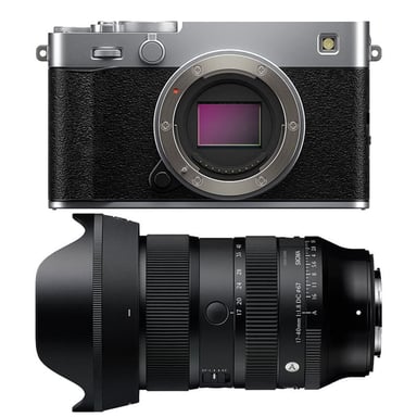 FUJIFILM X-E5 Silver + SIGMA 17-40mm f/1.8