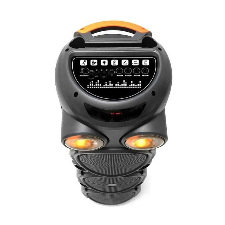 Enceinte karaoké lumineuse - KA129-XXL - Bluetooth V5.0 - 90 cm - 1000 W - Haut-parleurs 3 x 8'' - Micro sans fil inclus - Neuf