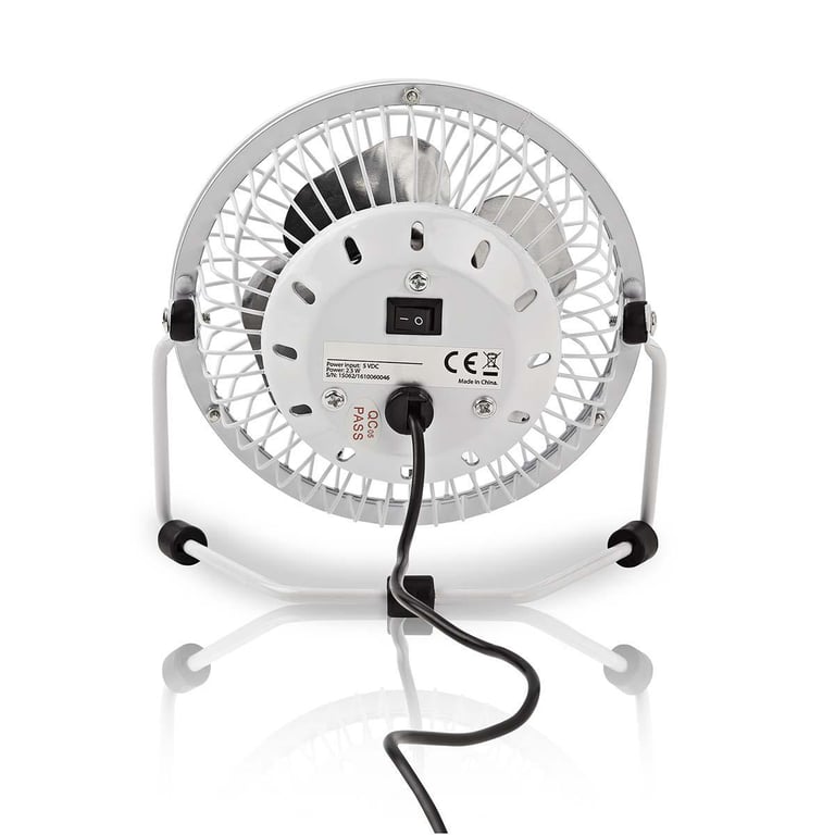 Mini Ventilateur de Table 10cm Rotatif en Métal 1 Vitesse Neuf - vue 2