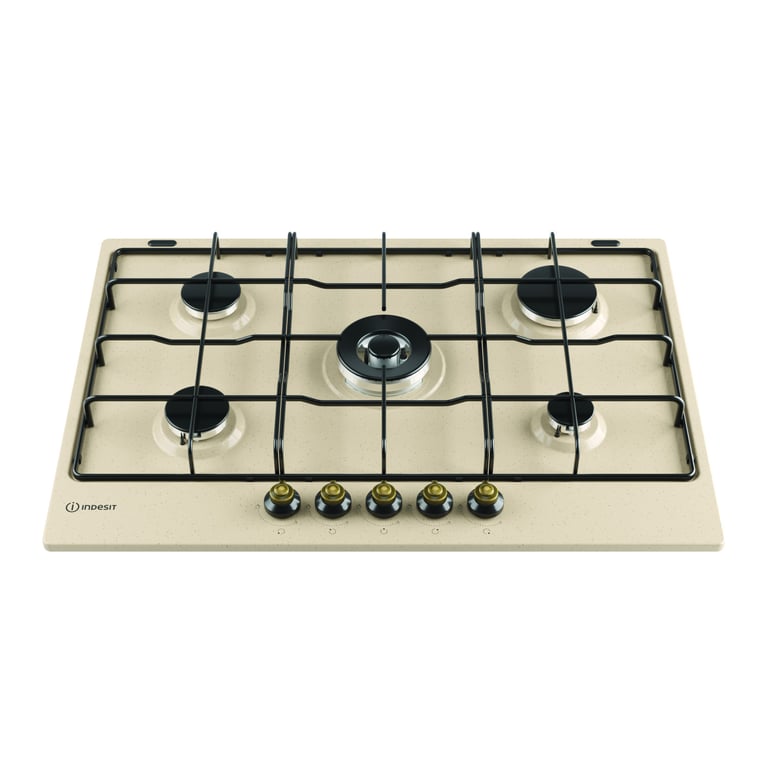 Plaque de cuisson gaz n° 5 brûleurs avoine 750 x 510 mm - vue 3
