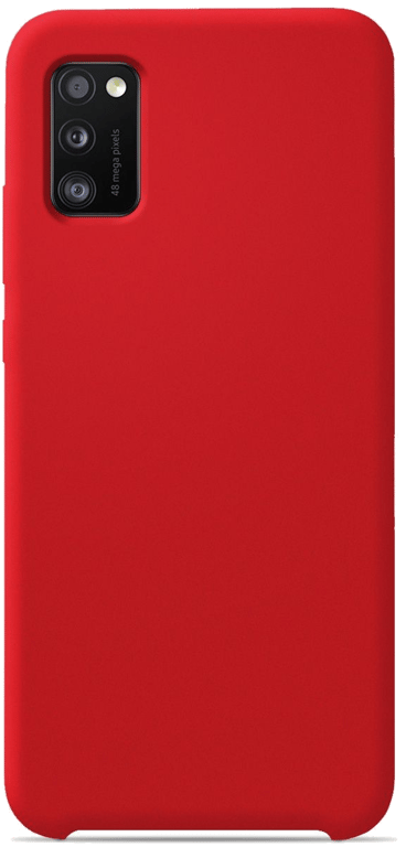 Coque silicone unie compatible Soft Touch Rouge Samsung Galaxy A31