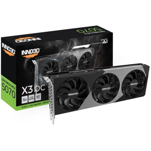 INNO3D I3D 12GB D7 RTX 5070 X3 OC Carte graphique Neuf - vue 2