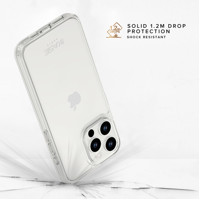 Carcasa híbrida invisible para Apple iPhone 15 Pro Max, Transparente