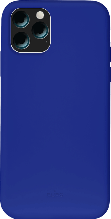 Coque Silicone Icon Bleue pour iPhone 11 Pro Max Puro