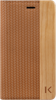 Bivalva universal de madera de cerezo natural (hasta 4,7 pulgadas)