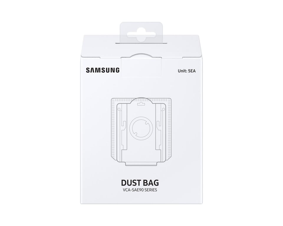 Sac Aspirateur Samsung VCA-ADB90 X5 – Pack de 5, Capacité 2 L - vue 3