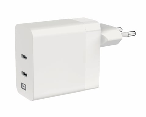 XtremeMac XWH-SPC60-03 cargador de dispositivo móvil Smartphone, Tableta Blanco Corriente alterna Carga rápida Interior