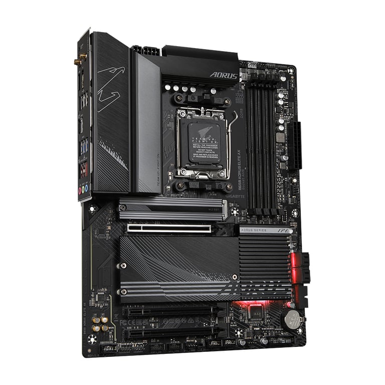 GIGABYTE B650 AORUS ELITE AX 1.0 AMD B650 Emplacement AM5 ATX Neuf - vue 3