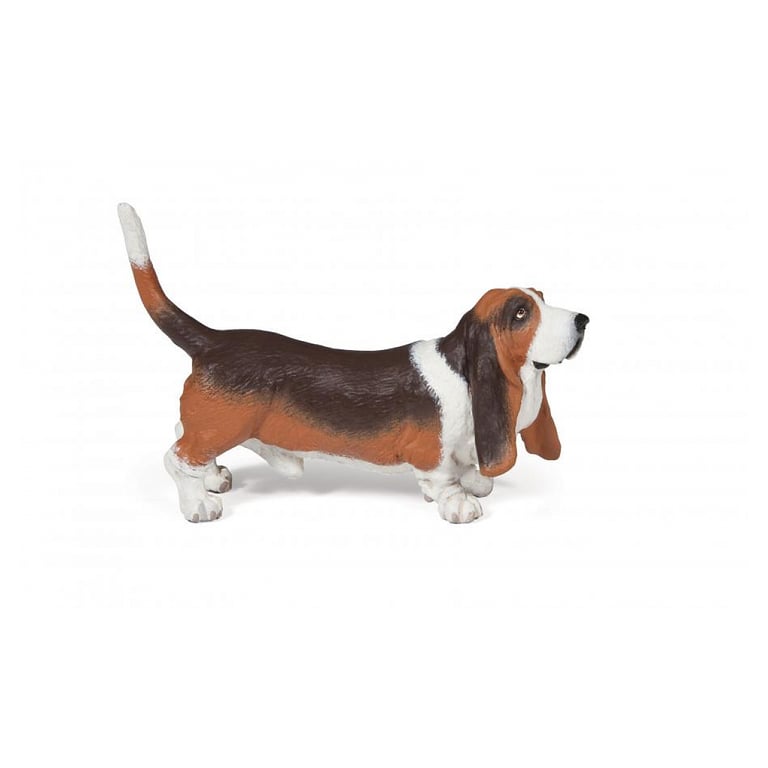 Figurine Papo Basset Hound Un Compagnon Canin Charmant Neuf