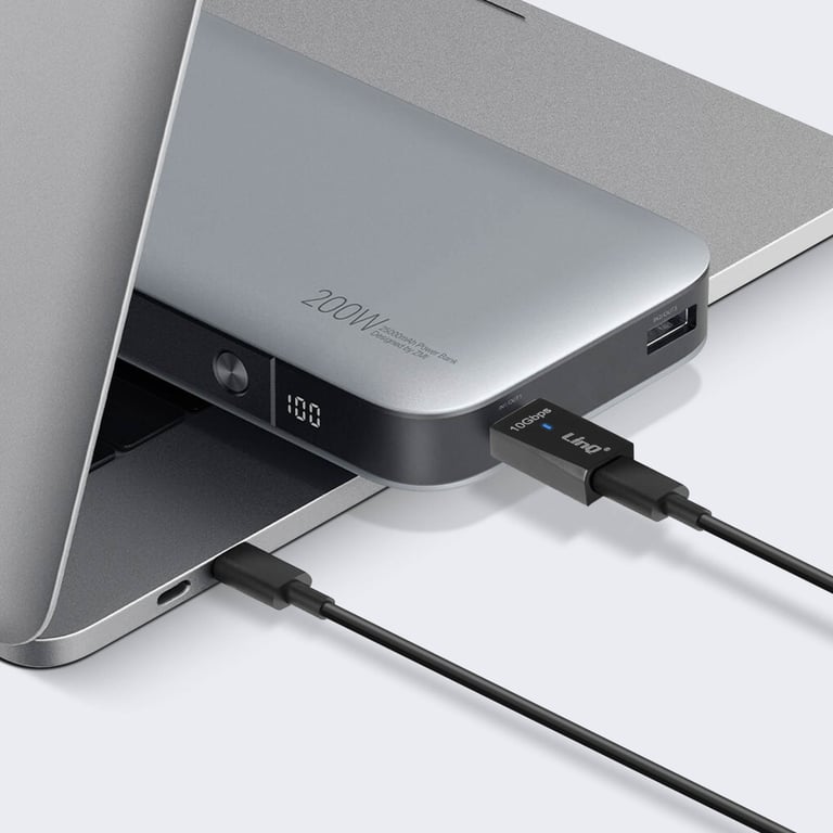 Adaptateur USB 3.1 vers USB C Charge Audio et Transfert de Données 10 Gbps LinQ Neuf - vue 3