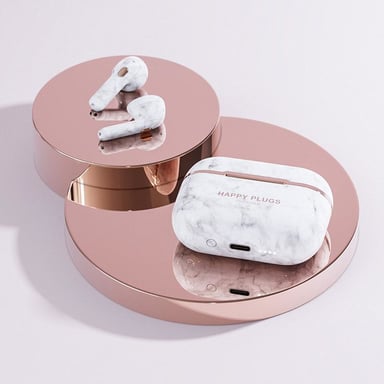 Happy Plugs Hope Auriculares True Wireless Stereo (TWS) Bluetooth Call/Music Color Mármol