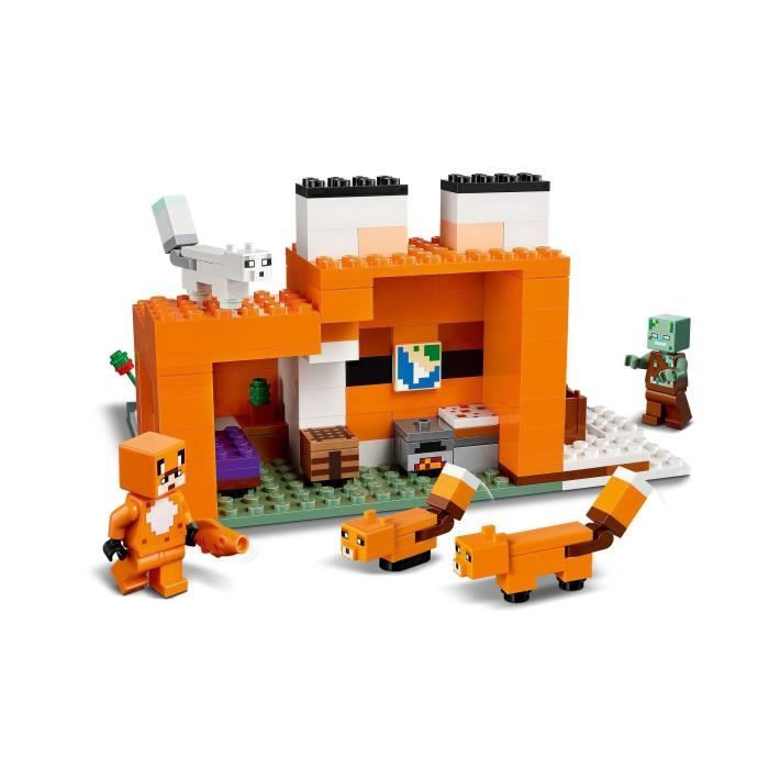 Lego Minecraft Le Refuge Renard 21178 Lego La Boîte - vue 4