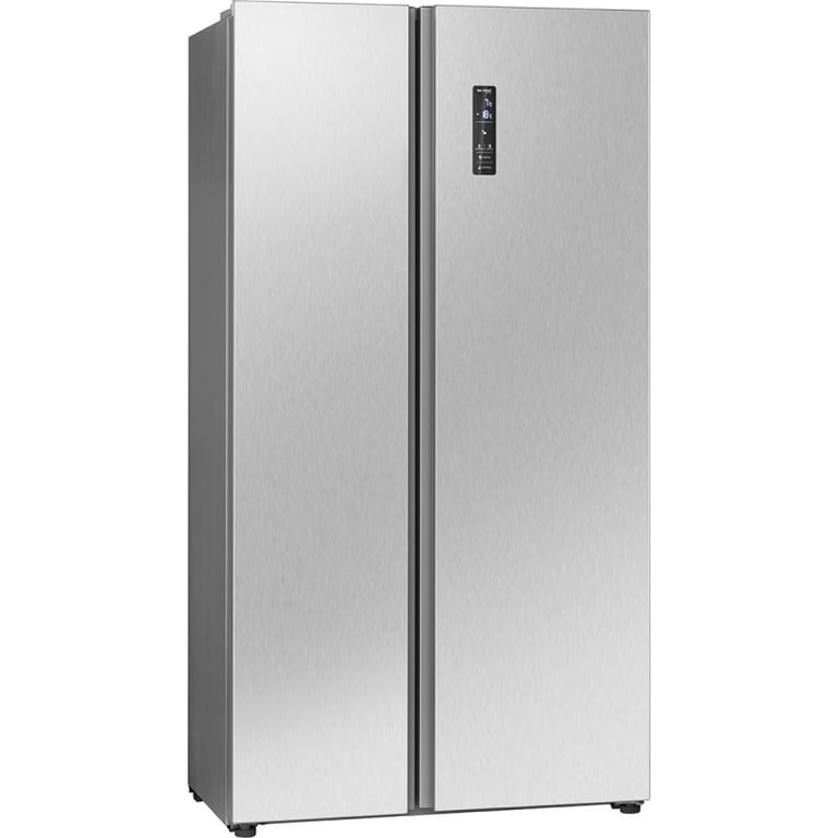 Réfrigérateur américain avec congélateur Inox Bomann SBS7344 Inox