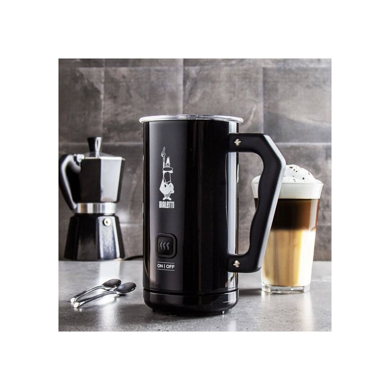 Bialetti MKF02 Mousseur/Chauffe-lait automatique Noir - Neuf