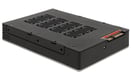 DeLOCK 47224 caja para disco duro externo Negro 2.5''