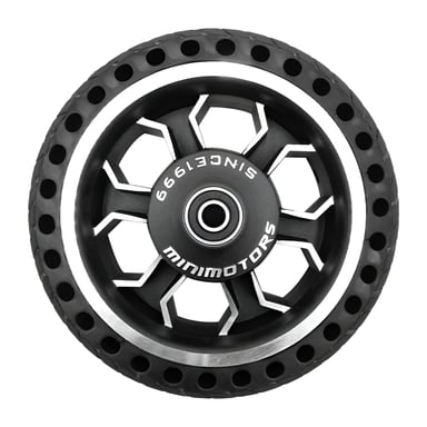 Ruota anteriore completa per Dualtron Mini pneumatico pieno integrato