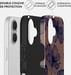 Burga Funda para iPhone 16 Plus MagSafe Tough A prueba de golpes Modelo Velvet Night Lavanda