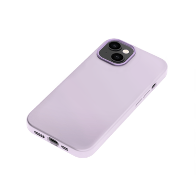 Coque antichoc en gel de silicone doux pour Apple iPhone 14, Orchidée Pastel