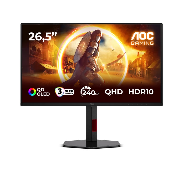 AOC G4 Q27G4ZDR écran plat de PC 67 3 cm 26.5 2560 x 1440 pixels Quad HD QD OLED Neuf - vue 1