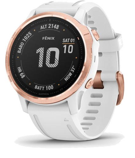 Garmin f?nix 6S Pro 3,05 cm (1.2 ) 42 mm Noir, Or rose GPS (satellite)