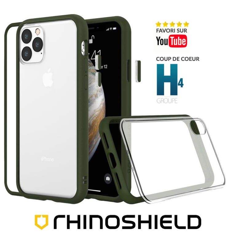 RhinoShield Crash Guard Case – iPhone 11 Pro – Green Turtle Express