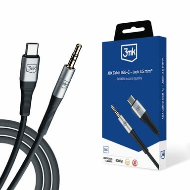 Cavo da USB-C a jack 3,5 mm alluminio robusto suono nitido 1 metro