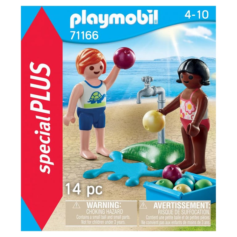 Enfants Et Ballons D'eau 71166 Playmobil La Boîte - vue 2
